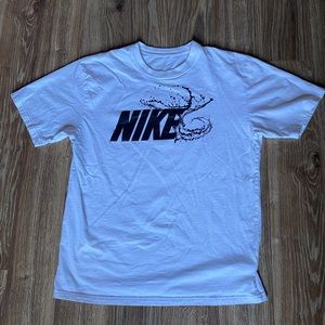 Nike White and Black T-Shirt